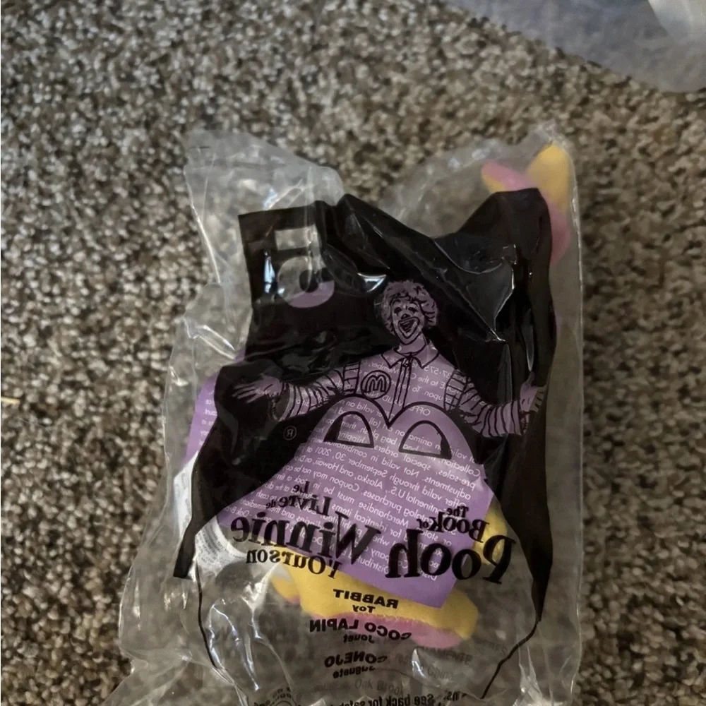 Vintage 1990s McDonald's Winnie the Pooh Happy Meal Plush Set of 4 NIP